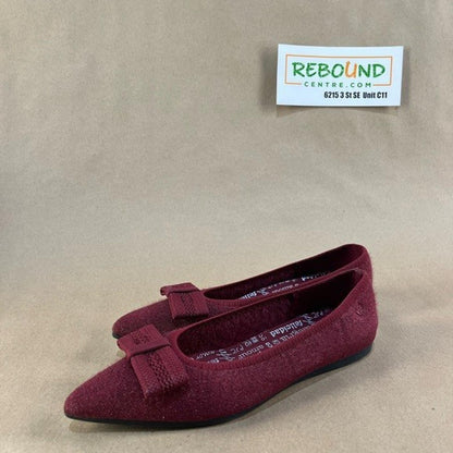 Vivaia Aria 2.0 Holiday Edition Pointed-Toe Bow Flats (Women’s Size 8)