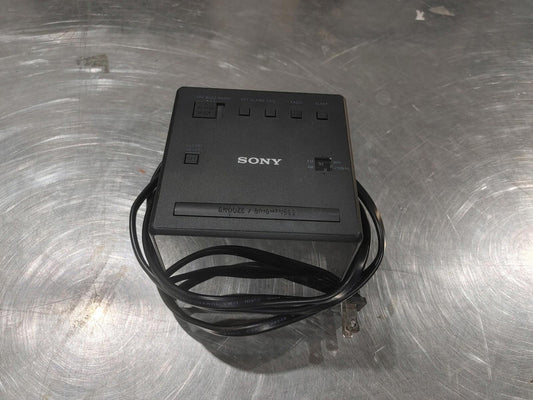 Good Condition Sony Alarm Clock Radio Model ICF-C1 Tested Working Black