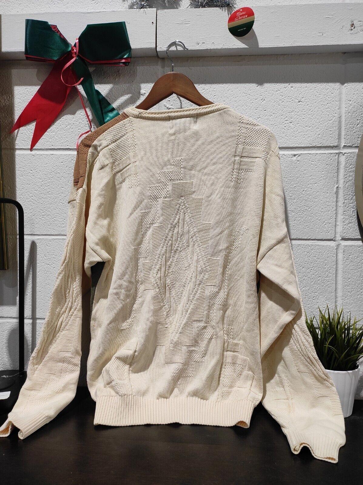 Rio Sollway Calgary Beige Pullover Sweater