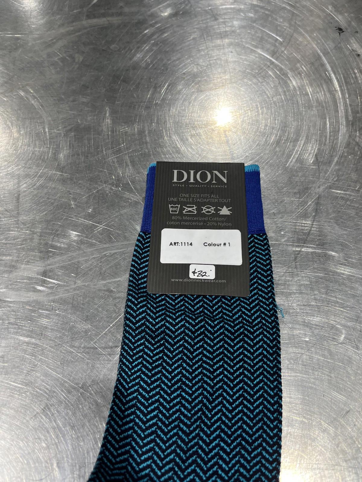 NWT Dion 1967 Socks (Blue) – One Size