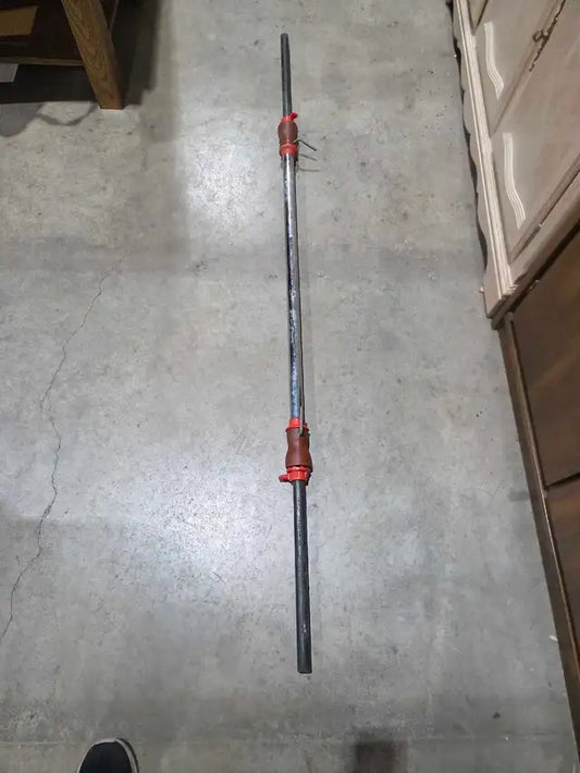 6ft Weight Bar with Cement weights - 90lbs