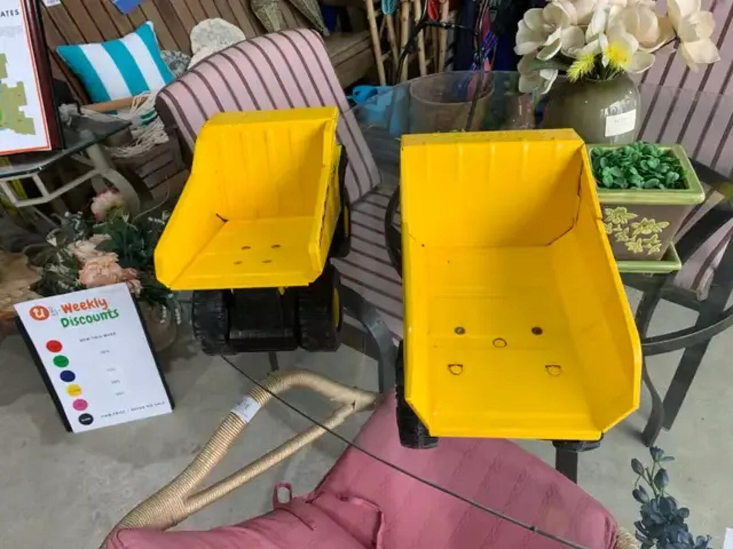Vintage Metal Tonka Trucks - Set of 2