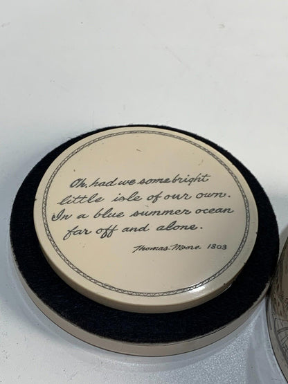 Oh! Had We Some Bright Little Isle Of Our Own! By Thomas Moore Lidded Box