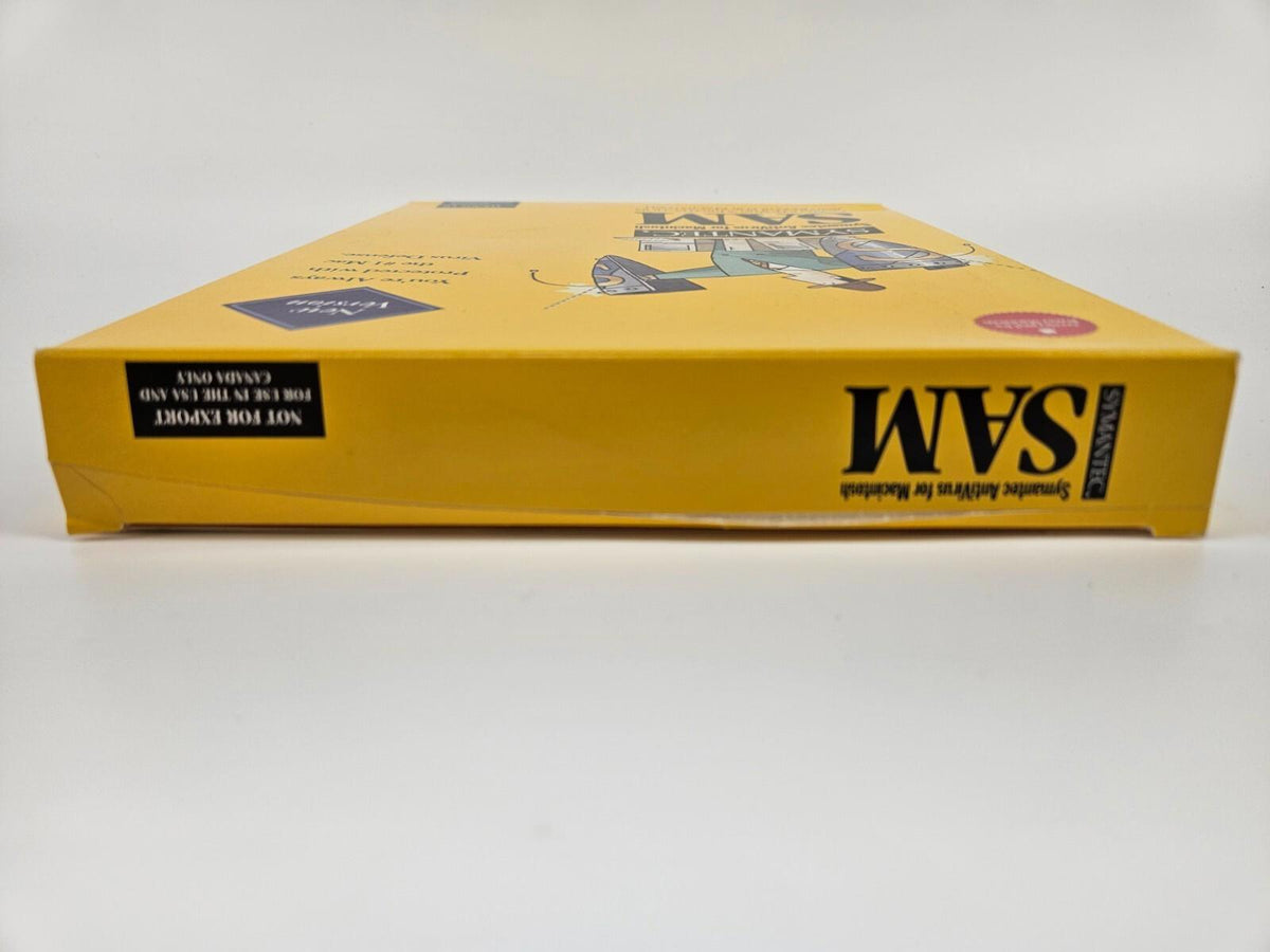 Logiciel de protection antivirus vintage Symantec SAM version 4.0 pour Macintosh