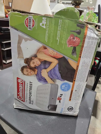 New! Coleman Supportrest Queen Airbed with Pump