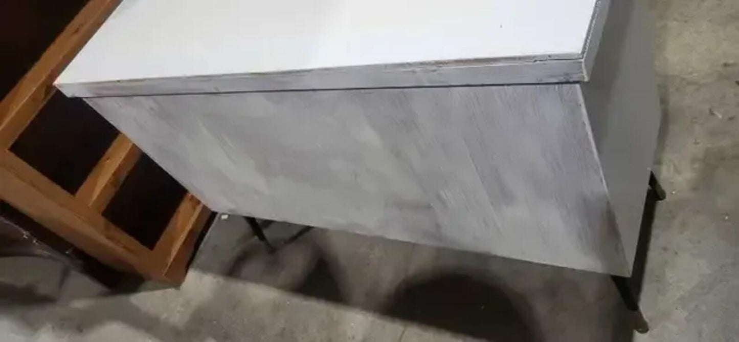 Mid-Century Modern Style Console Table White - 42.5'x31.5'x15.5'