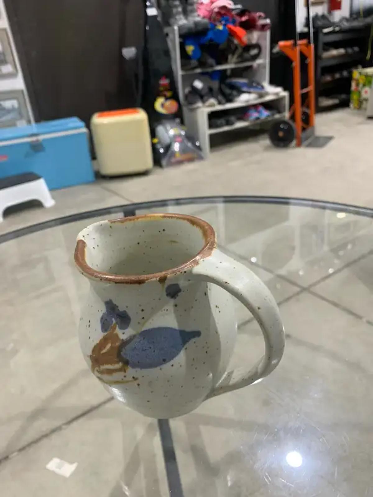 Small Hand Painted Ceramic pitcher