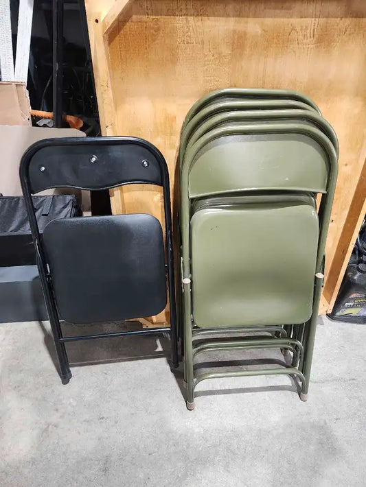 Folding Chairs - 5 Available