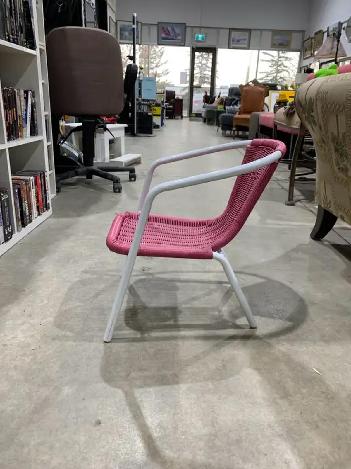 Pink Children’s Wicker Chair
