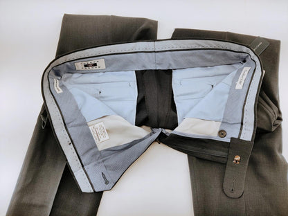 NWT Joseph Abboud Wool Blue Unhemmed Trousers Men's Size 34