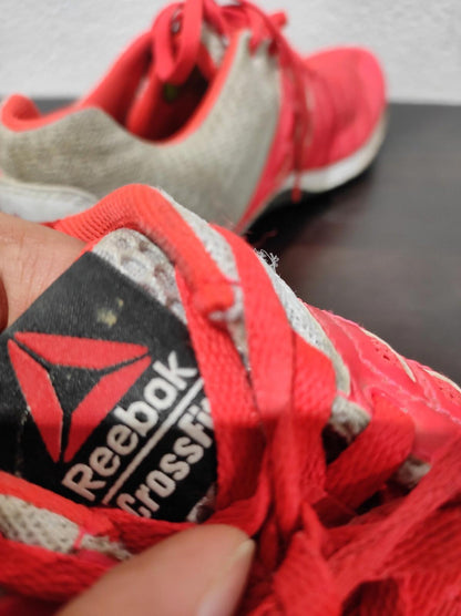 Reebok Crossfit Nano Speed Cherry Mesh Red Grey Training Shoe Men's 8.5