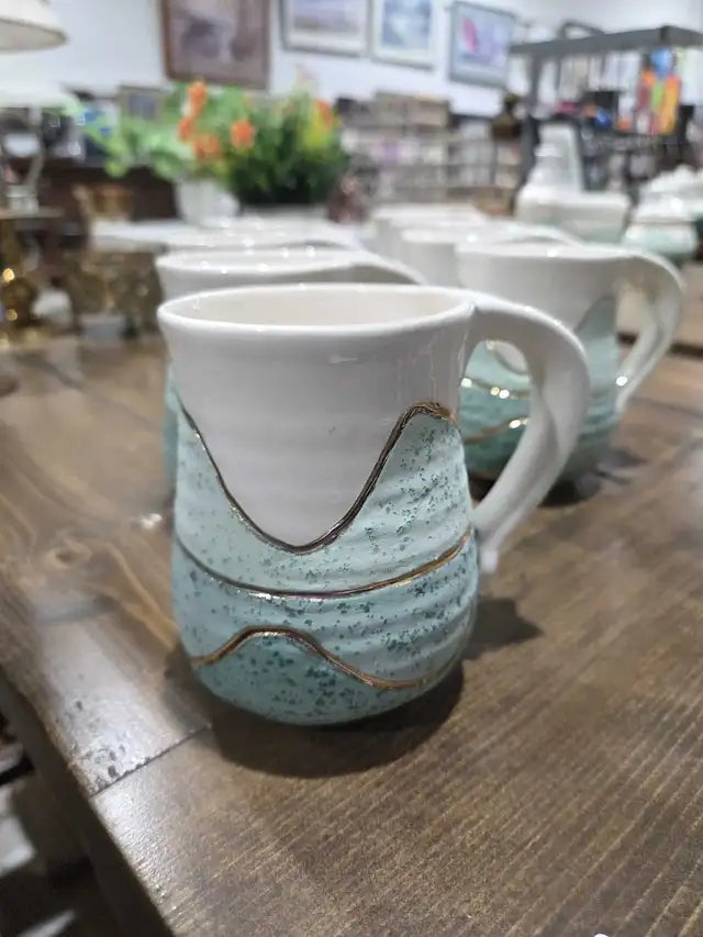 8 Handmade Ceramic Mugs