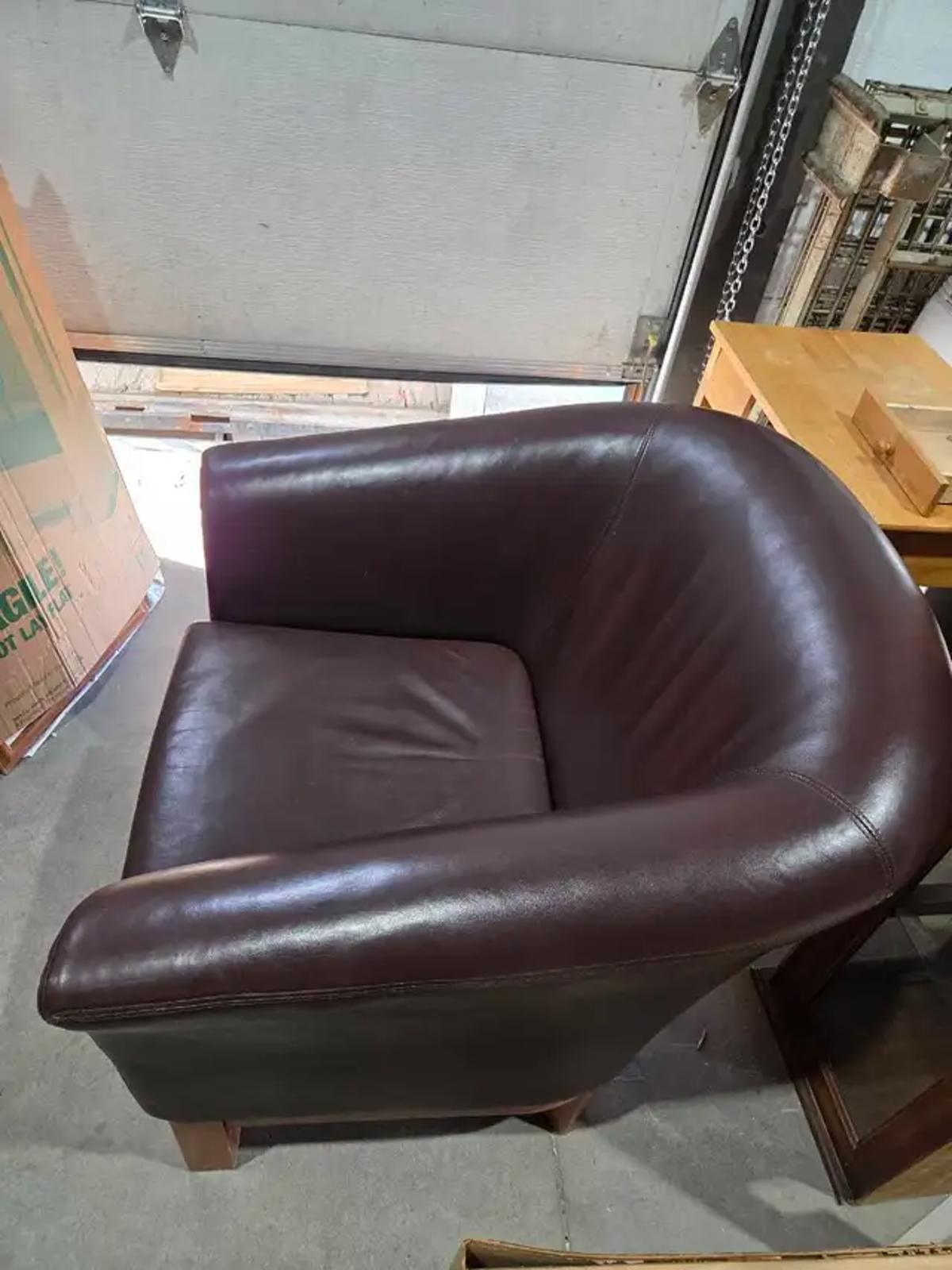 Leather Club Chair