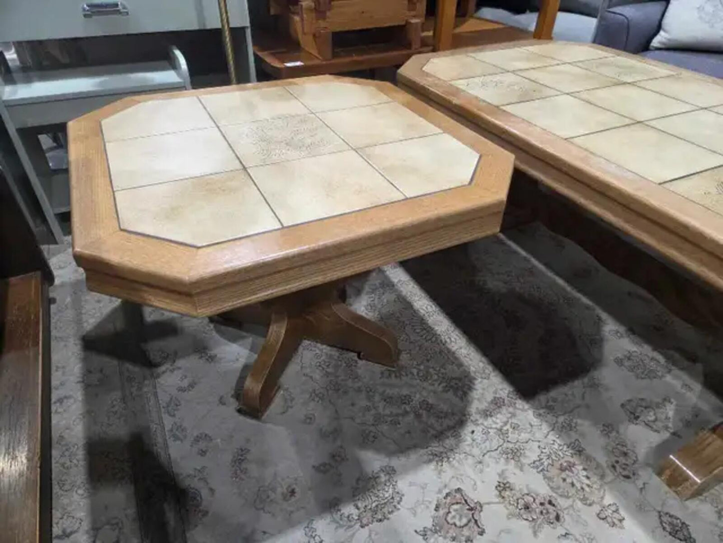 Tile Top Tables Set