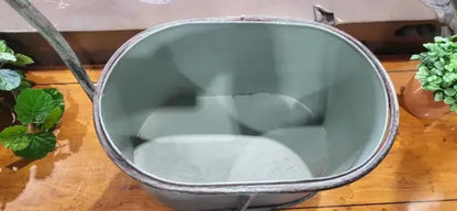 Metal Tub Planter with Faucet Accent 2ft