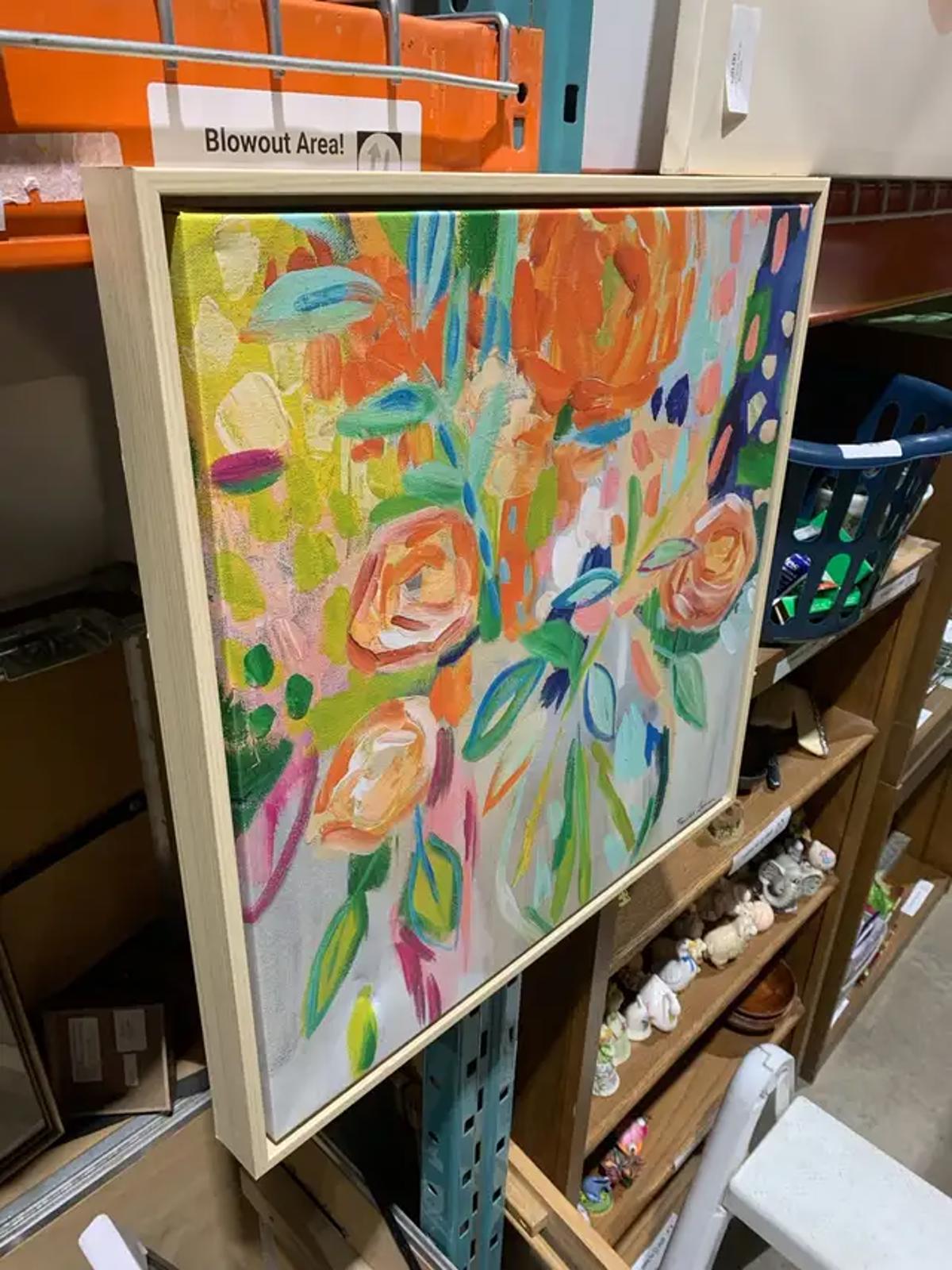 Bright Floral Farida Zaman Art Print