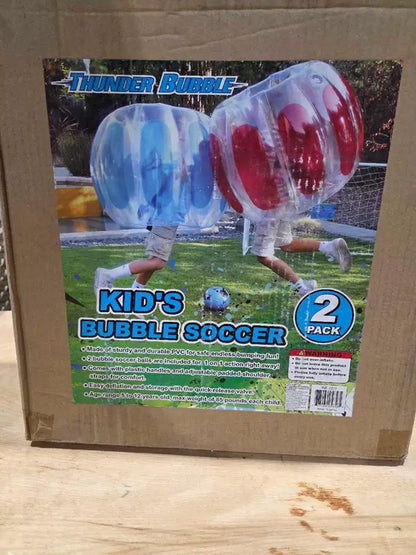 New! Thunder Bubble Soccer 2pk