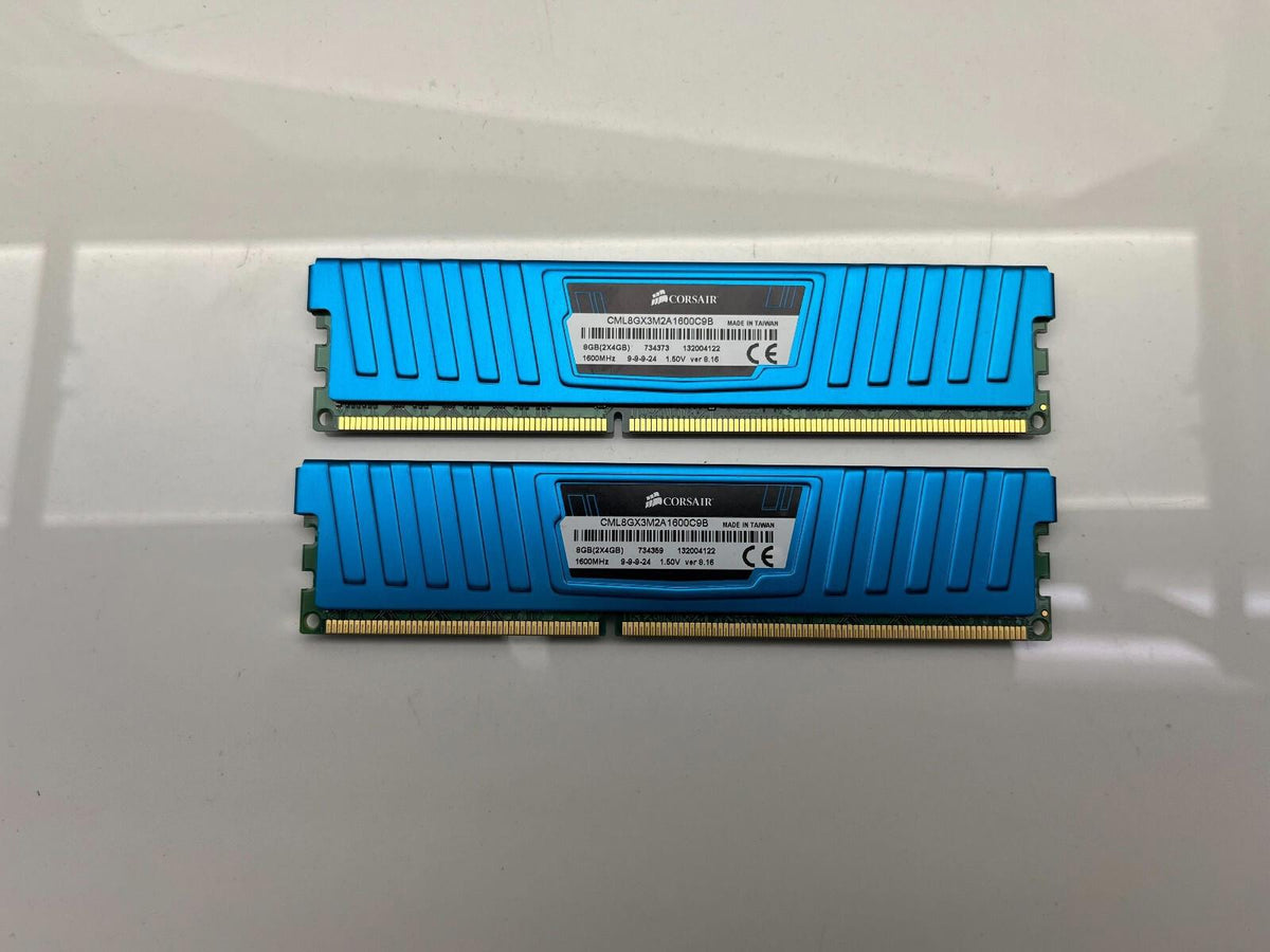 Corsair Vengeance LP 8GB (2x4GB) DDR3 RAM Kit 1600MHz 9-9-9-24 CML8GX3M2A1600C9B