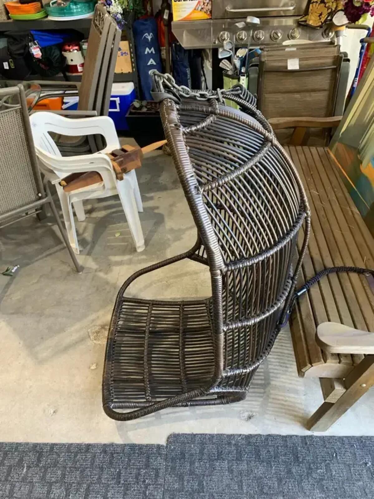 Wicker Hanging Egg Chair