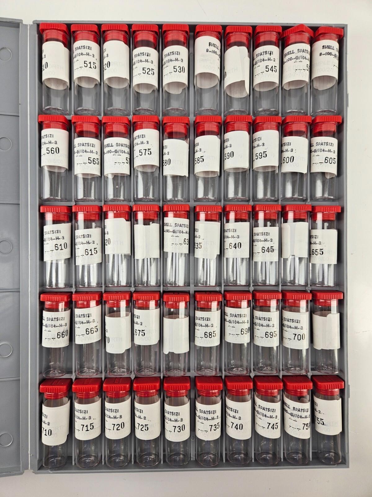 Lot of 50 - Microcentrifuge Tubes Vial Lab Screw Cap Tube Sample