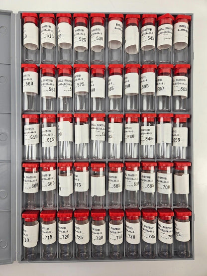 Lot of 50 - Microcentrifuge Tubes Vial Lab Screw Cap Tube Sample