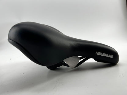 Nakamura Black Vinyl Bike Seat QC-010570