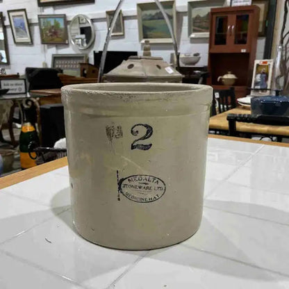 Ceramic planter with postage stamp detail