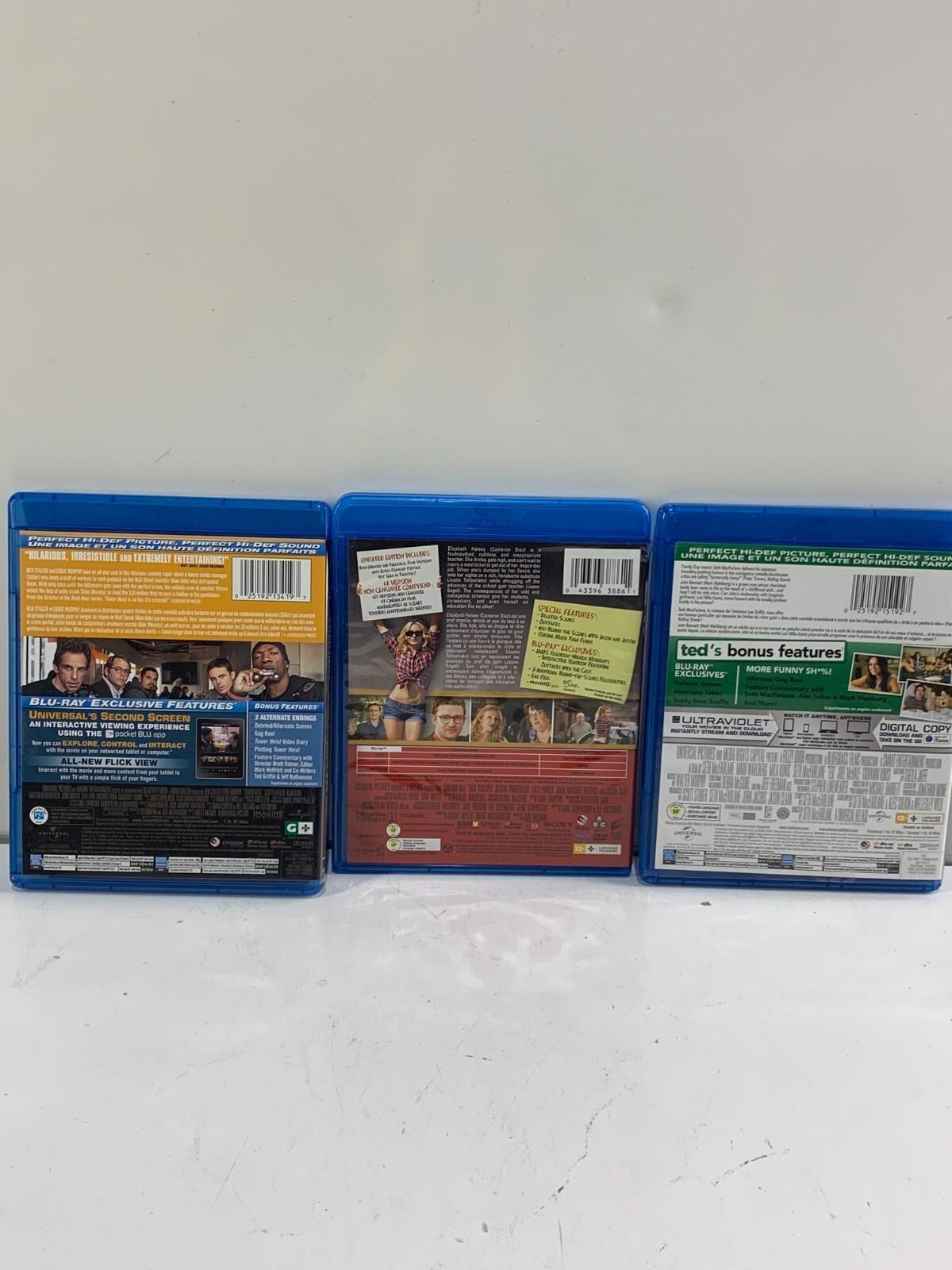 Lot of 3 Comedy Blu-ray Movies