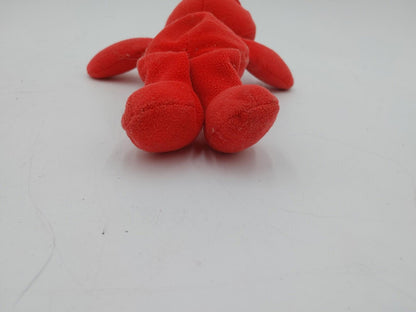 Good Condition Vintage Elmo Miniature Stuffed Animal Toy Red