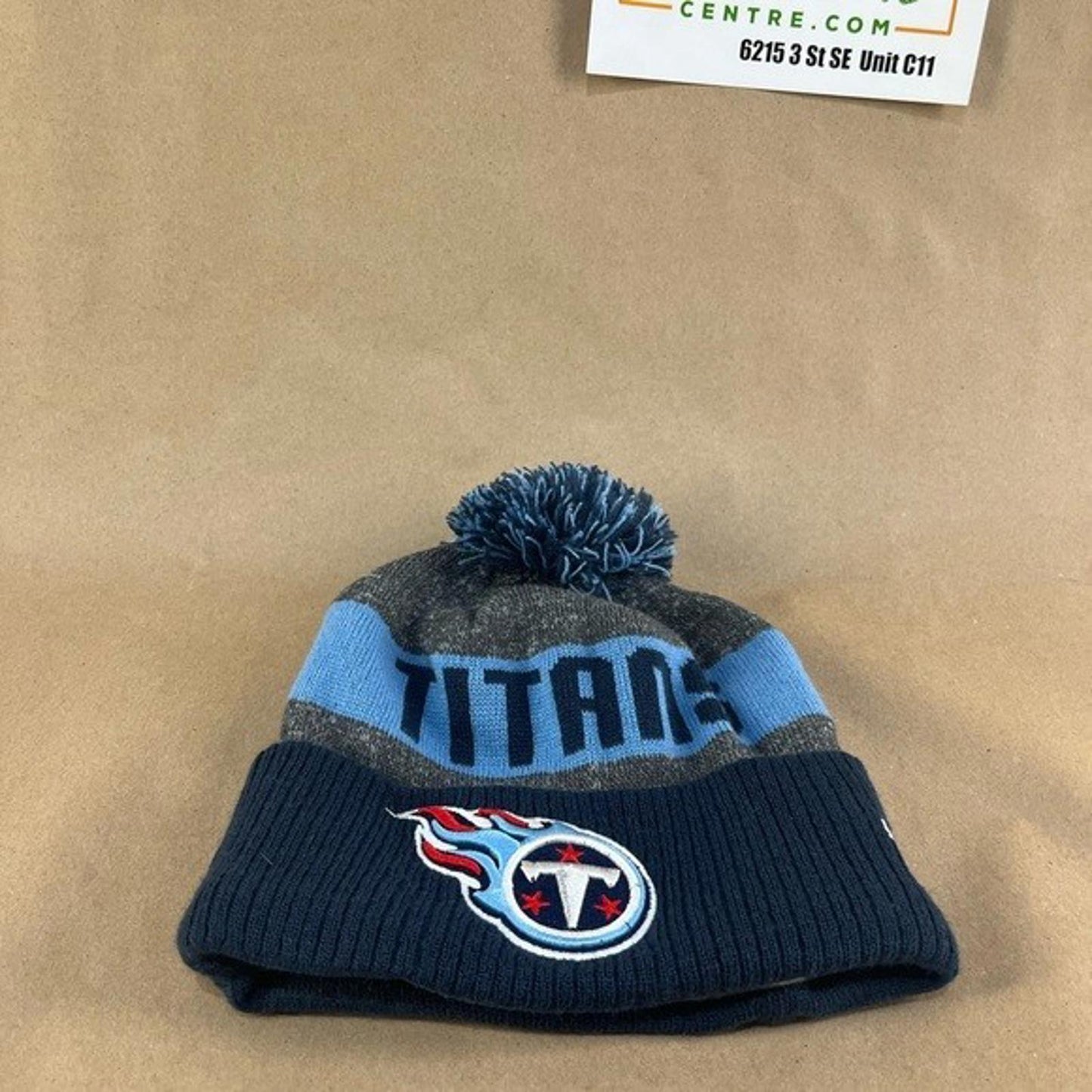 New Era Gray and Blue Beanie