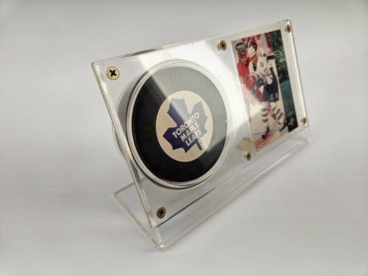 Toronto Maple Leafs - Parkie's Best Doug Gilmour Card and Puck