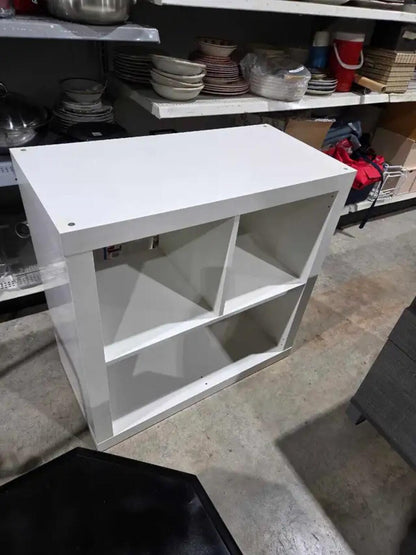 Ikea Kallax White Cube Shelf