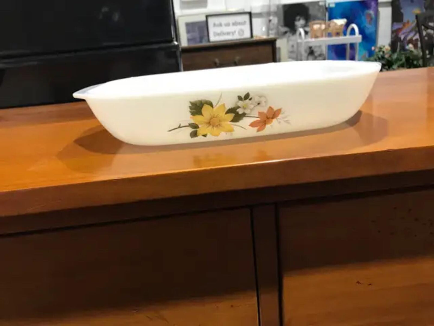 Vintage Pyrex Baking Dish - Autumn Glory 9 x 11