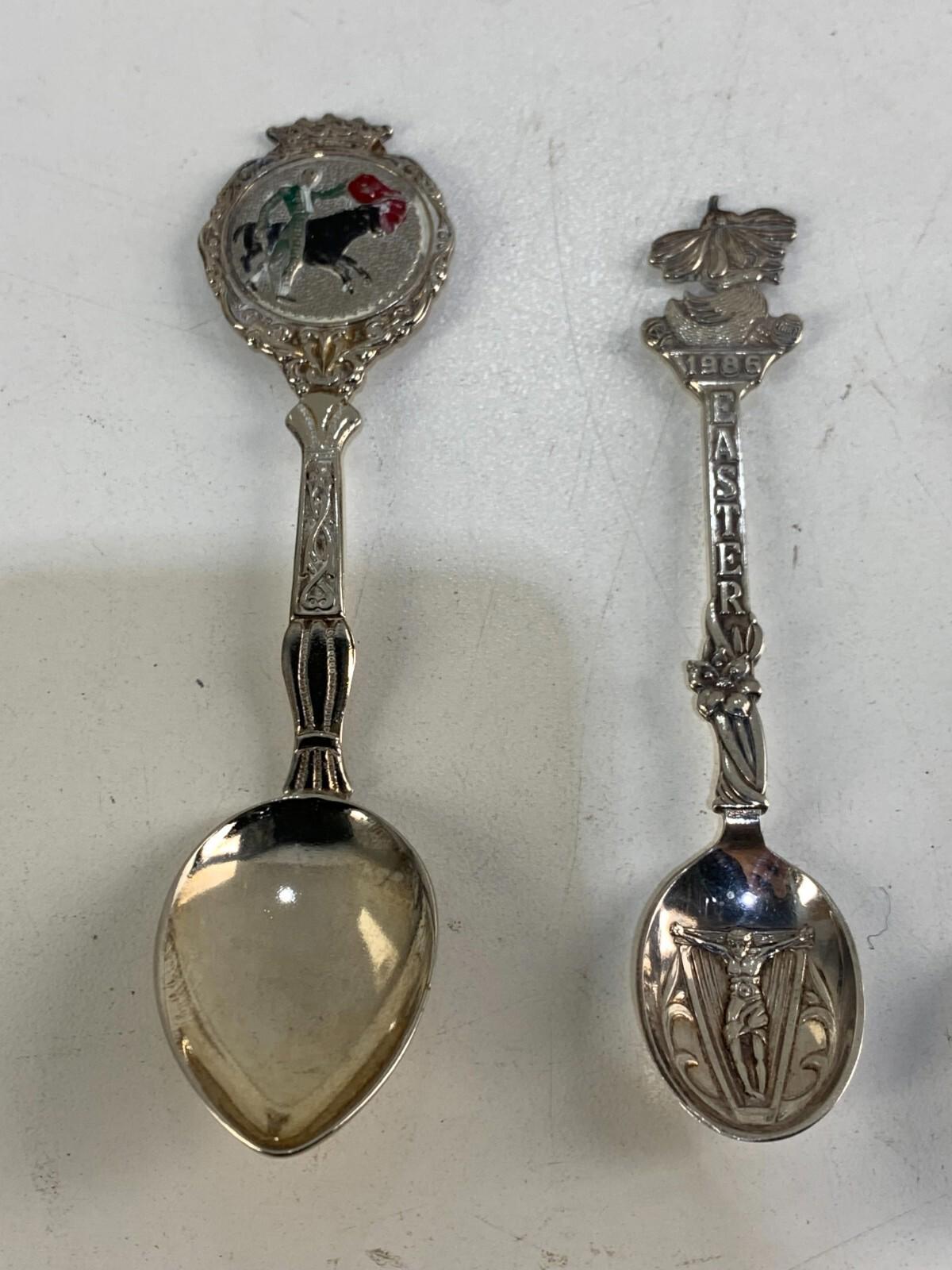 Lot of 5 Collector/souvenir spoons