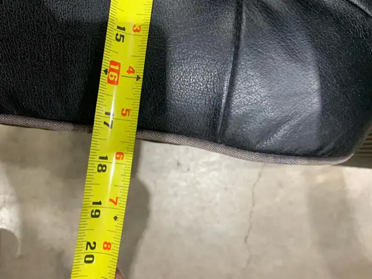 Small Leather Foot Stool