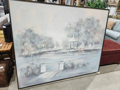 Lee Reynolds Framed Canvas Painting - 5x4ft