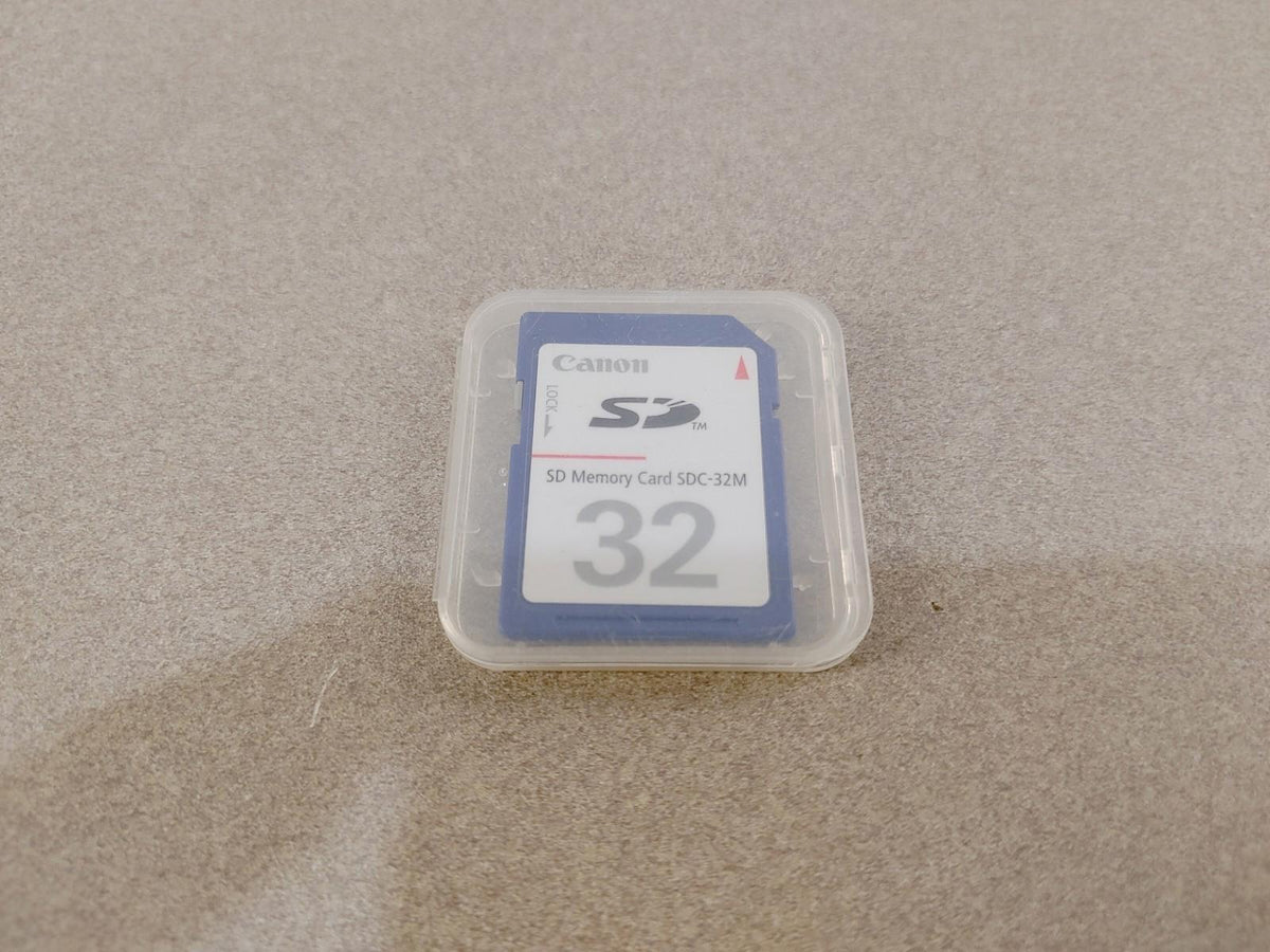 GOOD CONDITION Canon 32MB SD SD Card Blue Tested Working