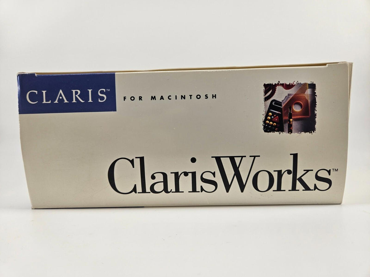 Claris Works pour Macintosh 1993 disquettes 3,5 pouces Power Mac Apple