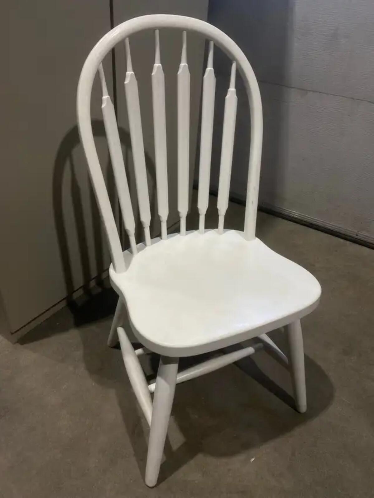 Single White Dining Chair