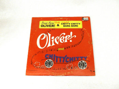 Disneyland Records Vinyl - Songs From Oliver! & Chitty Chitty Bang bang 1969