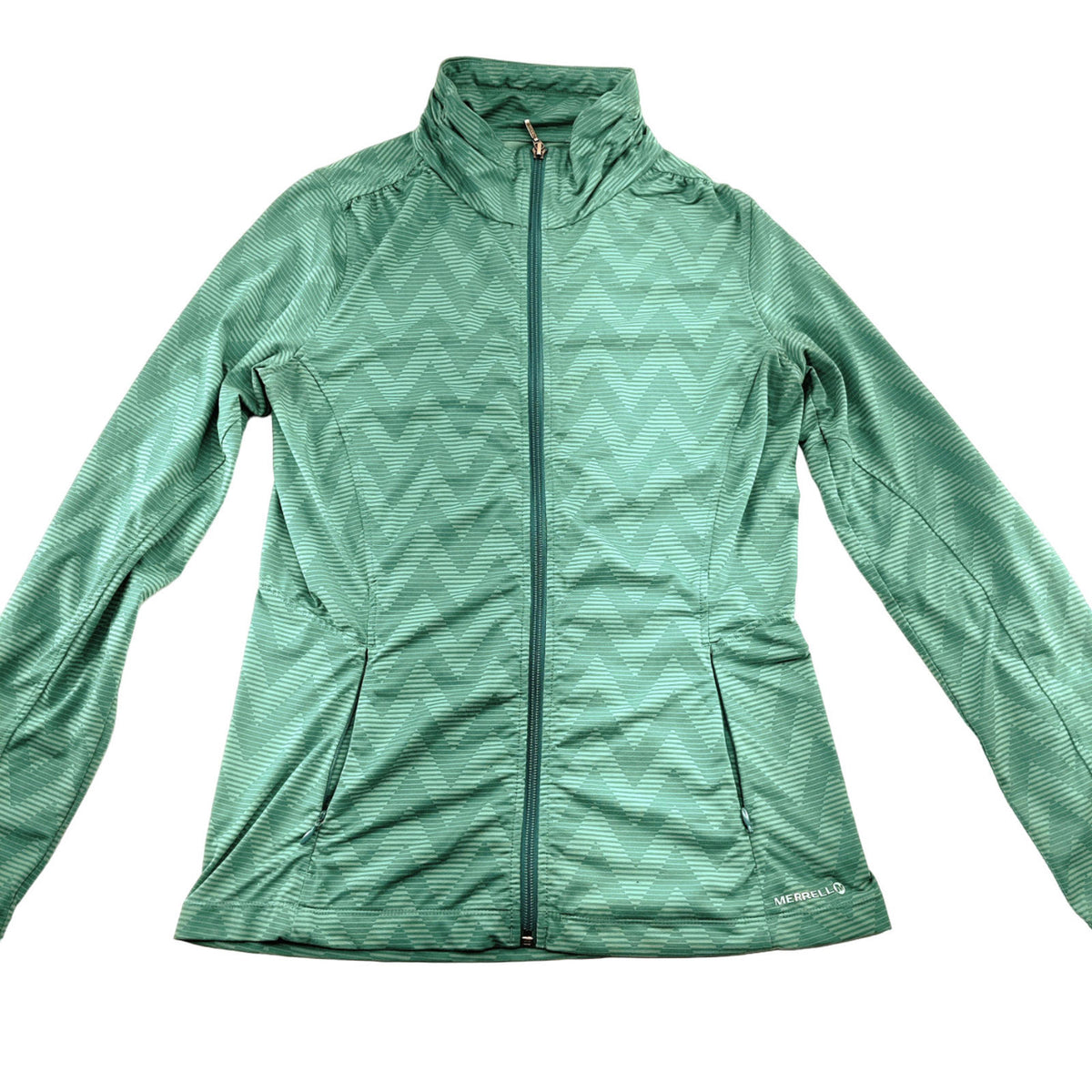 Merrell Opti-Wick UPF 50+ Teal Track Jacket Women's Small