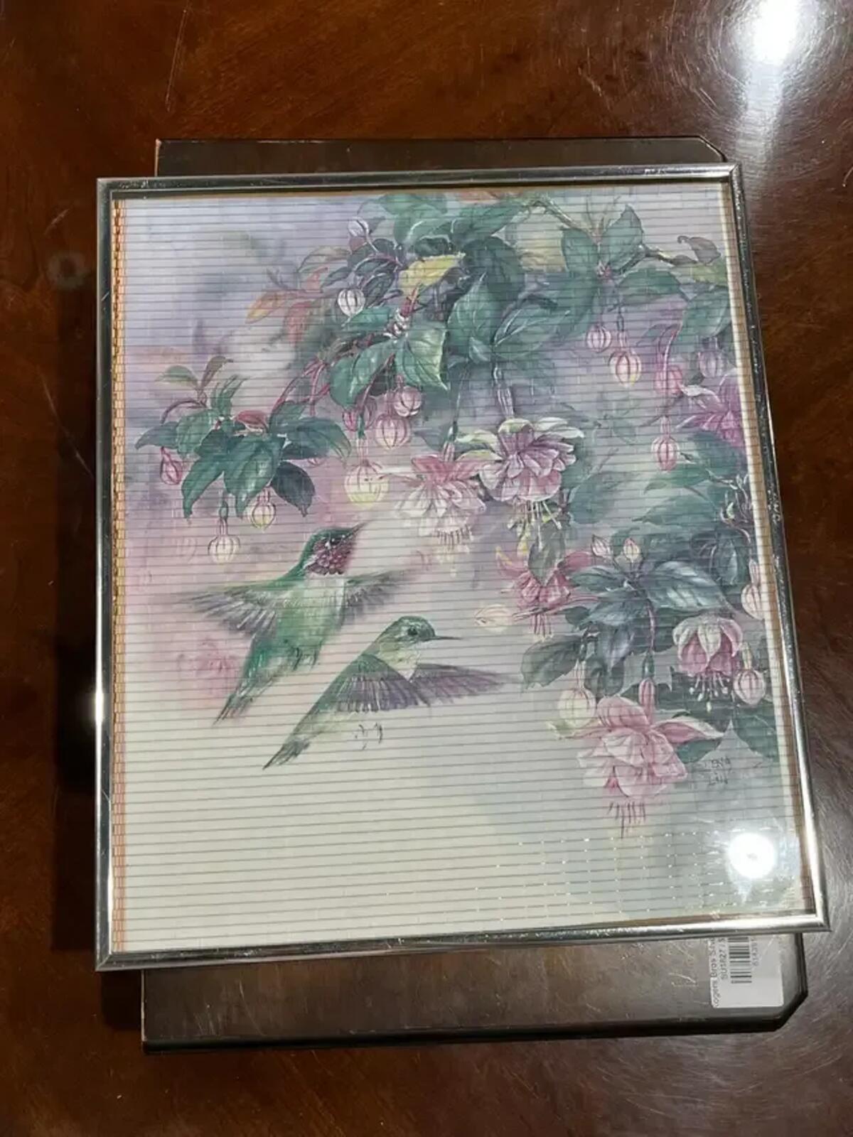 Hummingbird Framed Art