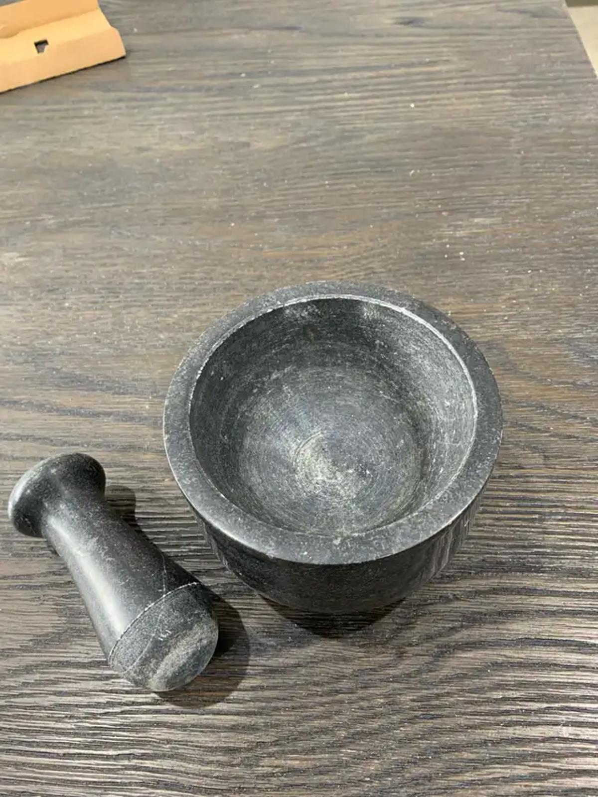 Marble Mortar Pestle