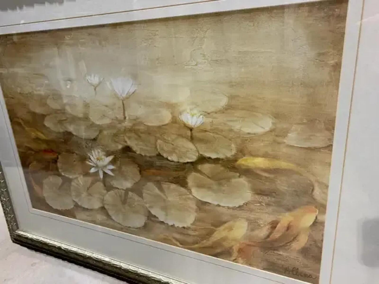 Albena Hristova Koi Pond Framed print
