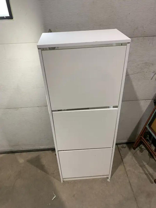 White IKEA Shoe Cabinet