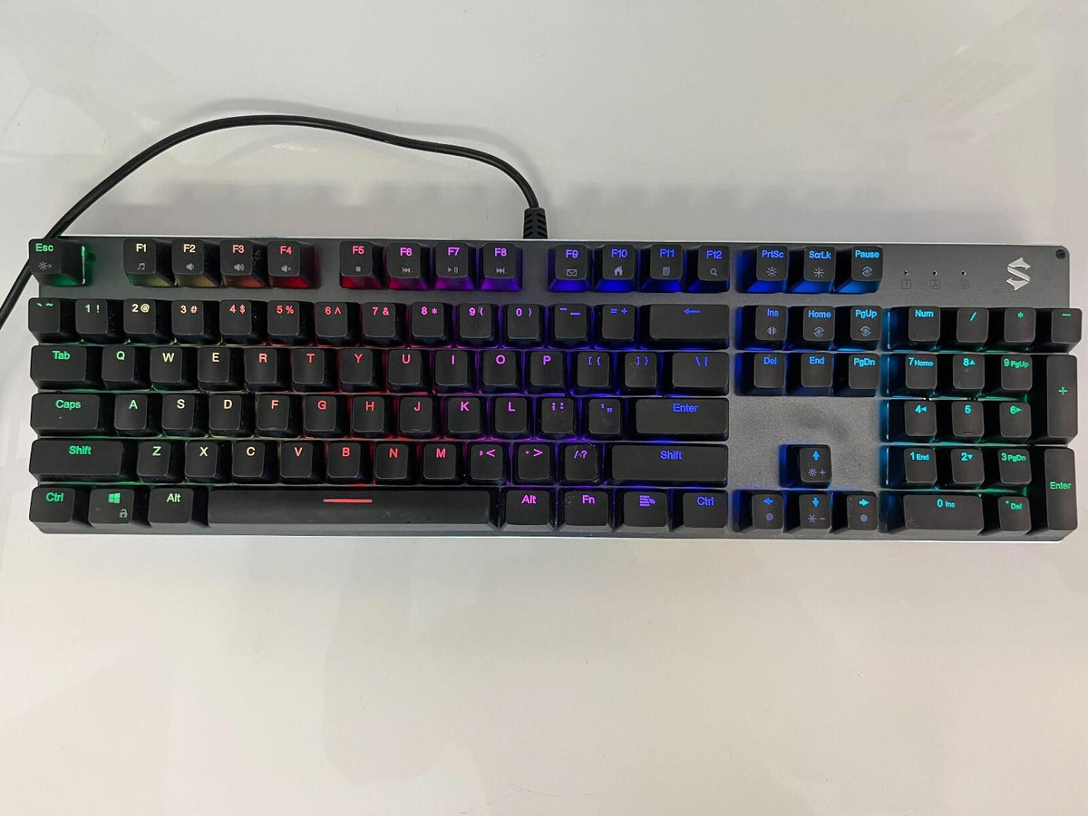 Clavier gaming mécanique Black Shark BS-K2, rétroéclairage RGB, switchs bleus