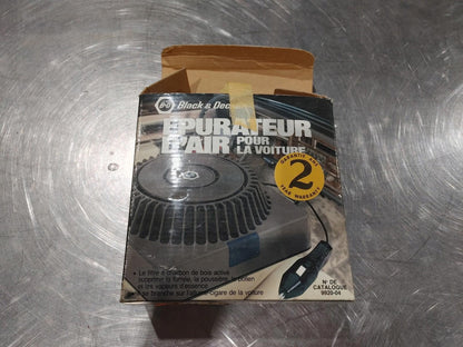 Excellent Condition Black & Decker Auto Air Cleaner w/Box Untested For Parts