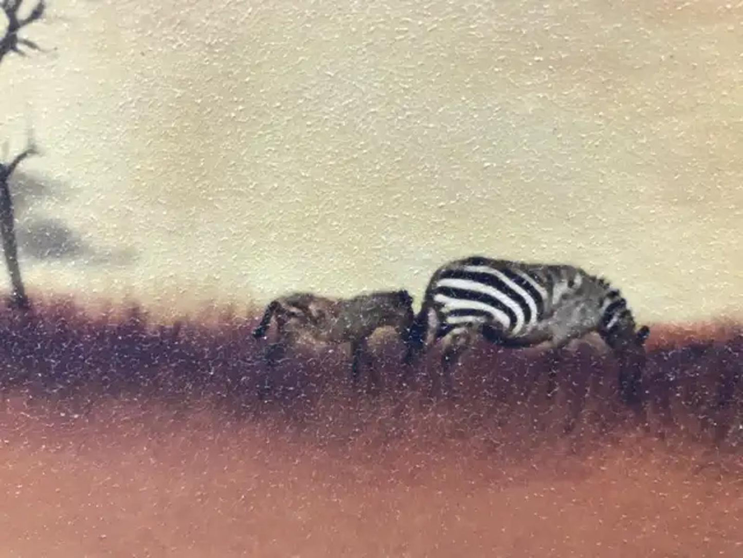Savanna canvas painting
