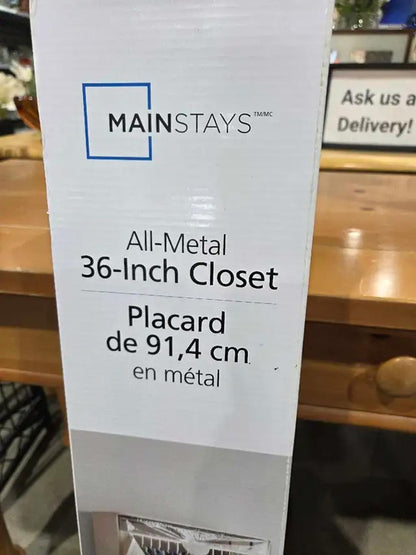New! Mainstays 36-inch Closet