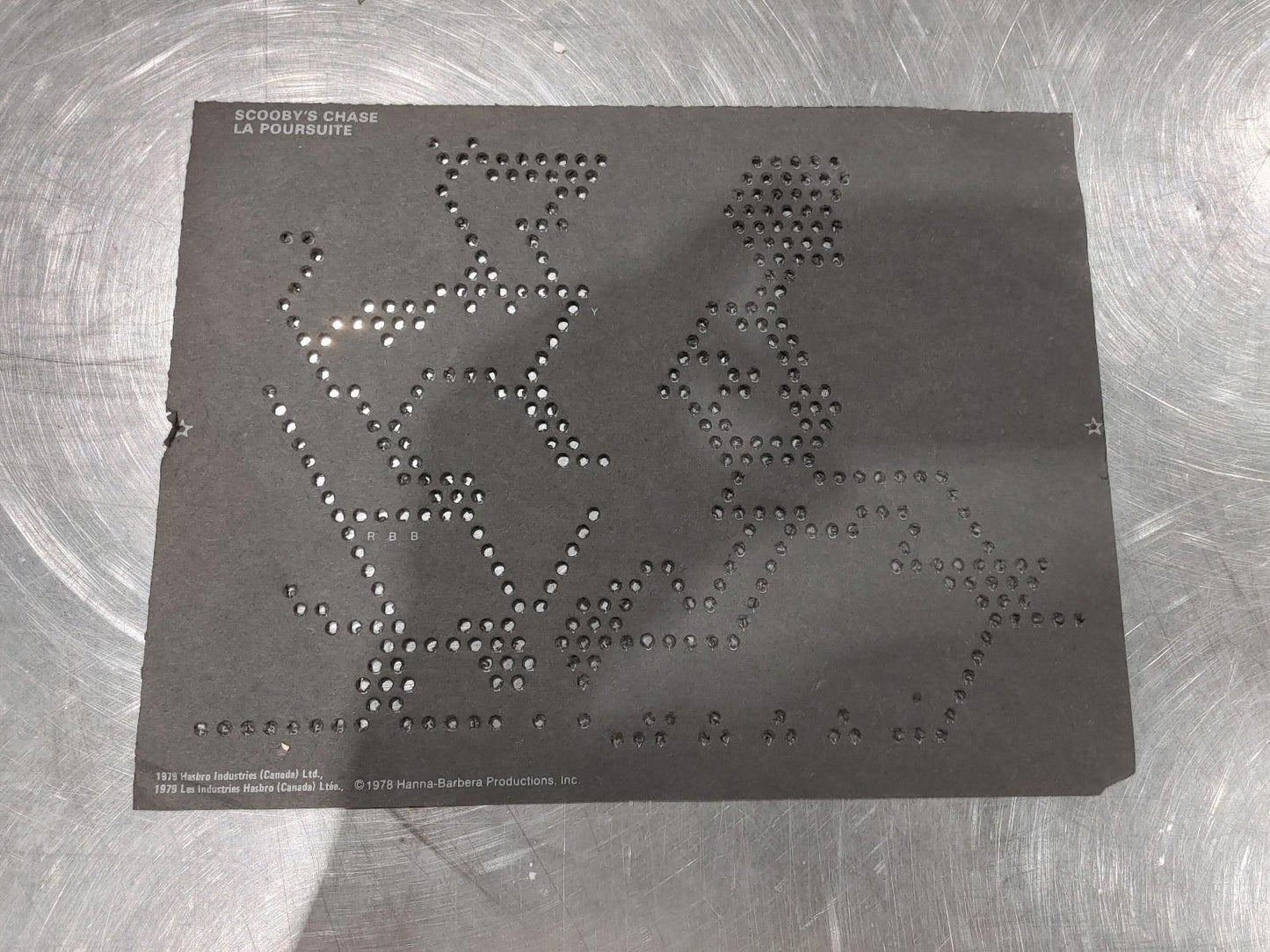 VINTAGE GOOD 1968 LiteBrite Light-up Pegboard with Peg Templates and 3 Pegs
